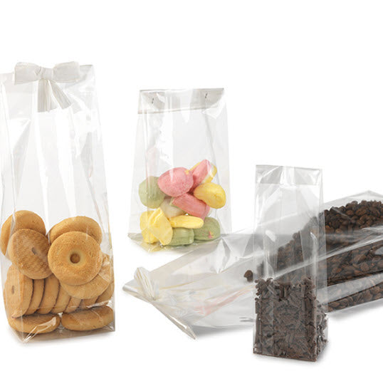 Fondo Quadro Sacchetti Plastica Termosaldabili Buste Trasparenti