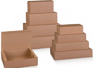 BOITE AVANA, scatola in cartone naturale e riciclabile molto robusta, adatta per l'asporto
